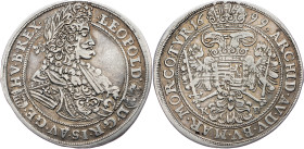 Leopold I., 1/2 Thaler 1699, KB, Kremnitz Leopold I., 1/2 Thaler 1699, KB, Kremnitz, Her. 849|mount removed; aEF

Grade: aEF