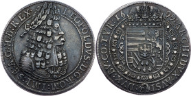 Leopold I., 1 Thaler 1699, Hall Leopold I., 1 Thaler 1699, Hall, Dav. 3245|artificial toning; VF+

Grade: VF+