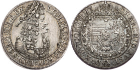 Leopold I., 1 Thaler 1701, Hall Leopold I., 1 Thaler 1701, Hall, Dav. 3245|toned; EF

Grade: EF