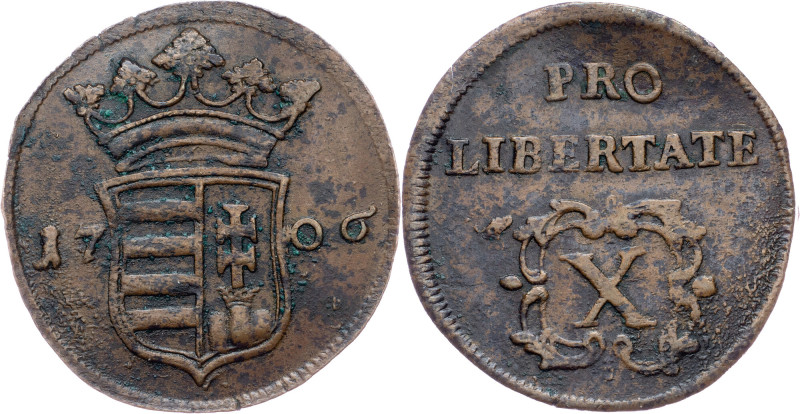 Franz I. Rakoczi, X Poltura 1706 Franz I. Rakoczi, X Poltura 1706, Her. 25|toned...