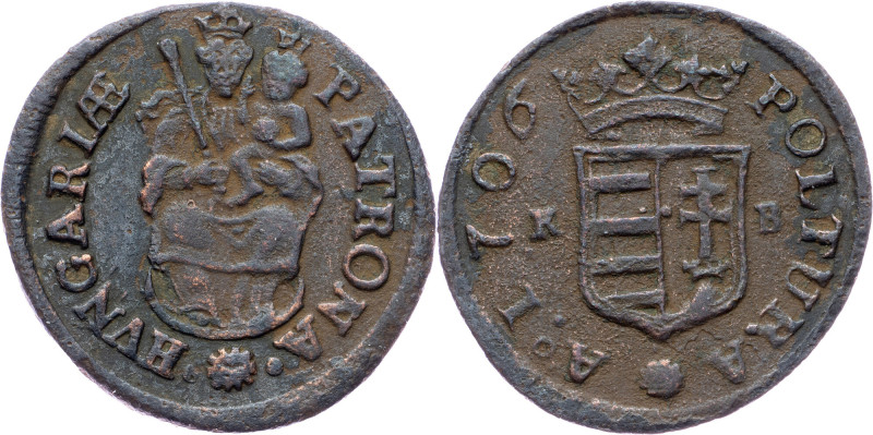 Franz I. Rakoczi, Poltura 1706, KB, Kremnitz Franz I. Rakoczi, Poltura 1706, KB,...