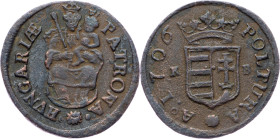 Franz I. Rakoczi, Poltura 1706, KB, Kremnitz Franz I. Rakoczi, Poltura 1706, KB, Kremnitz; VF

Grade: VF
