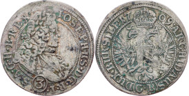 Joseph I., 3 Kreuzer 1709, CB, Brieg Joseph I., 3 Kreuzer 1709, CB, Brieg, Mkč. 1770|toned; aVF

Grade: aVF
