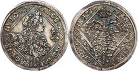 Charles VI., 1/4 Thaler 1716, NB, Nagybanya Charles VI., 1/4 Thaler 1716, NB, Nagybanya, Her. 602|toned; VF

Grade: VF