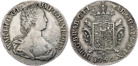 Maria Theresia, 1 Ducaton 1750, Antwerpen Maria Theresia, 1 Ducaton 1750, Antwerpen, Dav. 1280; VF

Grade: VF