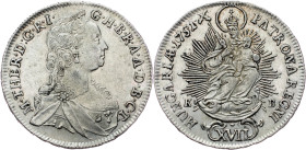 Maria Theresia, 17 Kreuzer 1751, KB, Kremnitz Maria Theresia, 17 Kreuzer 1751, KB, Kremnitz, Her. 1059|toned; aEF

Grade: aEF