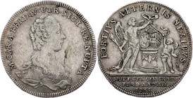 Maria Theresia, Jeton 1768 Maria Theresia, Jeton 1768, 4,046 g, Ag, Mont. 1989|On the wedding of her daughter Maria Caroline with Ferdinand IV. from N...