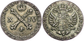 Maria Theresia, 14 Liards 1772, Brussels Maria Theresia, 14 Liards 1772, Brussels, KM# 18|toned; EF

Grade: EF