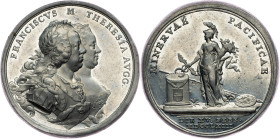 Maria Theresia, Franz I., Medal 1763, Wideman Maria Theresia, Franz I., Medal 1763, Wideman, 26,16 g, Zn, Montenuovo 1906, Fr.u.S. 4456, Julius 2452|m...
