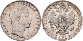 Franz Joseph I., 1 Gulden 1859, V, Venice Franz Joseph I., 1 Gulden 1859, V, Venice, Fruh. 1455; VF+

Grade: VF+
