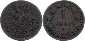 Franz Joseph I., 1 Kreuzer 1860, E, Karlsburg Franz Joseph I., 1 Kreuzer 1860, E, Karlsburg, Fruh. 1656|rare; VF

Grade: VF