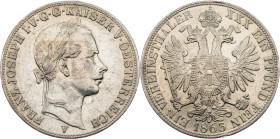Franz Joseph I., 1 Thaler 1863, V, Venice Franz Joseph I., 1 Thaler 1863, V, Venice, Fruh. 1417|mount removed; VF

Grade: VF