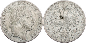 Franz Joseph I., 1 Gulden 1867, B, Kremnitz Franz Joseph I., 1 Gulden 1867, B, Kremnitz, Fruh. 1485; F

Grade: F