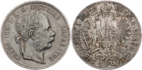 Franz Joseph I., 1 Gulden 1872, Vienna Franz Joseph I., 1 Gulden 1872, Vienna, Fruh. 1492|toned; VF

Grade: VF