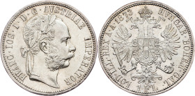 Franz Joseph I., 1 Gulden 1873, Vienna Franz Joseph I., 1 Gulden 1873, Vienna, Fruh. 1493|mint luster; UNC

Grade: UNC