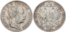 Franz Joseph I., 1 Gulden 1873, Vienna Franz Joseph I., 1 Gulden 1873, Vienna, Fruh. 1493|toned; VF

Grade: VF