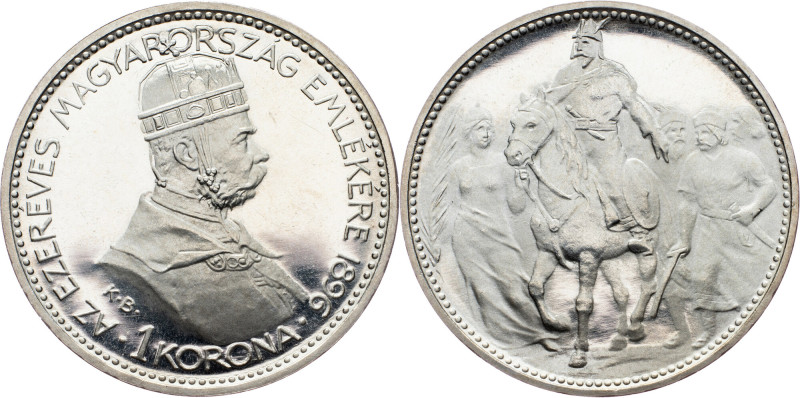 Franz Joseph I., 1 Korona 1896, KB, Kremnitz Franz Joseph I., 1 Korona 1896, KB,...