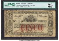 Brazil Thesouro Nacional 5 Mil Reis ND (1860-68) Pick A237 PMG Very Fine 25. 

HID09801242017

© 2022 Heritage Auctions | All Rights Reserved