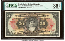 Brazil Caixa de Estabilizacao 50 Mil Reis 18.12.1926 Pick 105 PMG Choice Very Fine 35 EPQ. 

HID09801242017

© 2022 Heritage Auctions | All Rights Res...