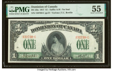 Canada Dominion of Canada $1 17.3.1917 DC-23a PMG About Uncirculated 55. 

HID09801242017

© 2022 Heritage Auctions | All Rights Reserved