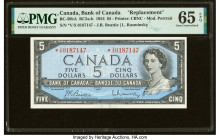 Canada Bank of Canada $5 1954 BC-39bA Replacement PMG Gem Uncirculated 65 EPQ. 

HID09801242017

© 2022 Heritage Auctions | All Rights Reserved
