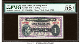East Africa East African Currency Board 1 Shilling 1.1.1943 Pick 27 PMG Choice About Unc 58 EPQ. 

HID09801242017

© 2022 Heritage Auctions | All Righ...