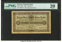 Finland Finlands Bank 5 Markkaa 1886 Pick A50b PMG Very Fine 20. 

HID09801242017

© 2022 Heritage Auctions | All Rights Reserved