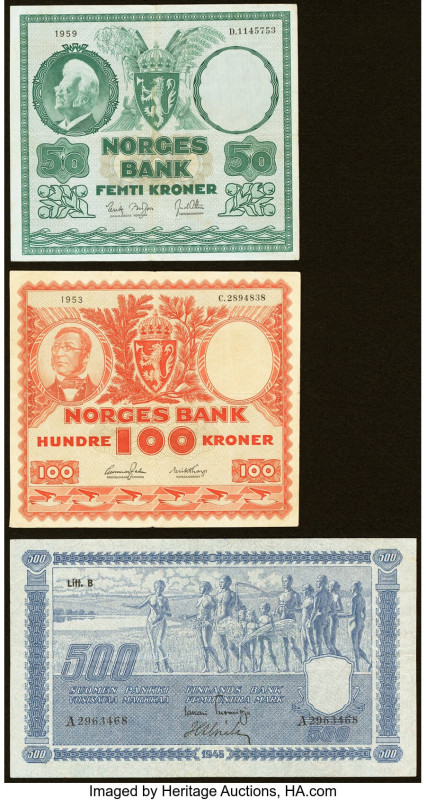 Finland & Norway Group Lot of 3 Examples Fine-Very Fine. 

HID09801242017

© 202...