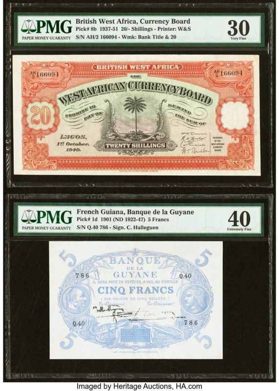 British West Africa West African Currency Board 20 Shillings 1.10.1949 Pick 8b P...