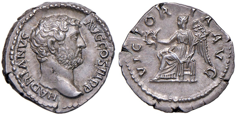 Adriano (117-138) Roma - Denaro 134-138 - RIC 286 (g 3,33) AG Per questo lotto n...