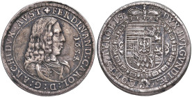 AUSTRIA Ferdinando Carlo Arciduca (1632- 1662) Tallero 1654 - KM 833 (g 28,31) AG
M.di BB
