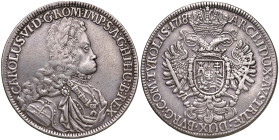 AUSTRIA Carlo VI (1711-1740) Tallero 1718 sopra 1717 - KM 1570 AG (g 28,58) Pulita
BB