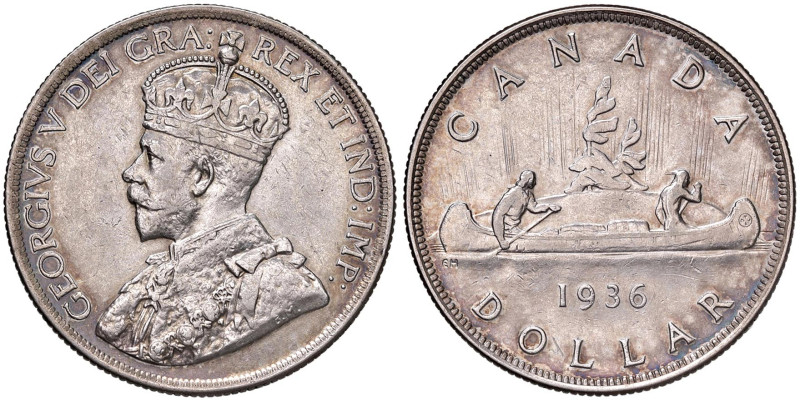 CANADA Giorgio V (1910-1936) Dollaro 1936 - KM 31 AG (g 23,33)
BB/BB+