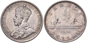 CANADA Giorgio V (1910-1936) Dollaro 1936 - KM 31 AG (g 23,33)
BB/BB+