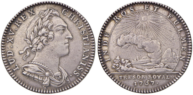 FRANCIA Luigi XV (1715-1774) Gettone 1757 - AG (g 7,20 - Ø 28 mm) Lucidato
qSPL...