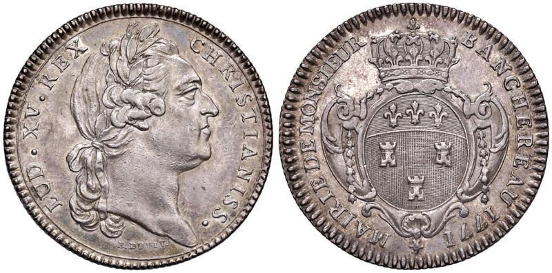 FRANCIA Luigi XV (1715-1774) Gettone - (g 9,96) AG
SPL