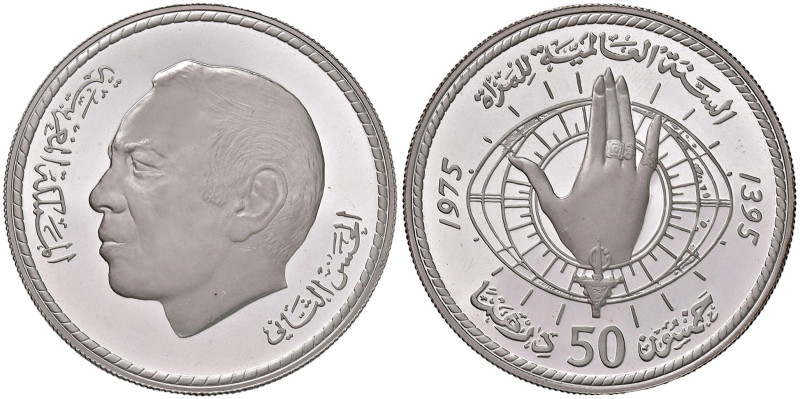 MAROCCO Al-Hassan II (1961-1999) 50 Dirham 1975 - KM Y67 AG (g 35,49)
FS