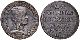 BOLOGNA Giavanni II Bentivoglio (1494-1509) Medaglia o prova in bronzo del Testone - Opus: Franscesco Raibolini detto Il Francia - Ravegneni Morosini ...