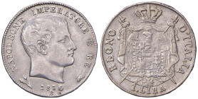BOLOGNA Napoleone I Re d'Italia (1805-1814) Lira 1810 B - Gig. 150 AG (g 4,94) R Segni di pulizia
BB