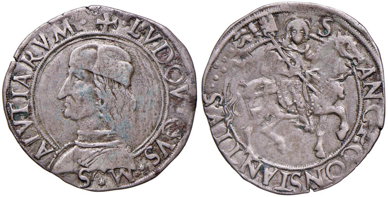 CARMAGNOLA Ludovico II Saluzzo Marchese (1475-1504) Cavallotto - Biaggi 566 (g 3...