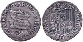 CASALE Guglielmo II Paleologo (1494-1518) Testone - MIR 185 (g 9,18) AG R
BB+