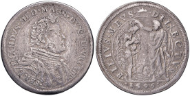 FIRENZE Ferdinando I de' Medici (1587-1609) Piastra 1596 - MIR 224/9 (g 32,45) AG R
qBB/MB+