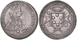 FIRENZE Cosimo II de' Medici (1608-1621) Tallero 1620 - MIR 448/11 AG (g 28,14) Traccie di pulizia e graffi al D/
BB/BB+
