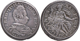 FIRENZE Cosimo II de' Medici (1608-1621) Testone 1621 - MIR 296/1 (g 8,56) AG RR Graffi
qBB