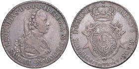 FIRENZE Pietro Leopoldo di Lorena (1765-1790) Francescone 1766 - MIR 373/3 (g 27,03) AG RR
qBB-BB