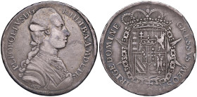 FIRENZE Pietro Leopoldo di Lorena (1765-1790) Francescone 1784 - MIR 381/3 AG (g 27,06)
BB