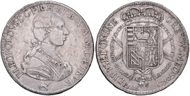 FIRENZE Pietro Leopoldo di Lorena (1765-1790) Francescone 1790 - Mir 385/7 (g 27,02) AG RR
qBB