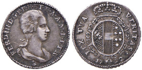 FIRENZE Ferdinando III di Lorena (1790-1801) Mezzo Paolo 1792 - Gig. 45 (g 1,30) AG
BB+