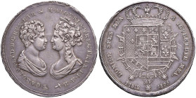 FIRENZE Carlo Ludovico di Borbone e reggenza di Maria Liusa (1803-1807) Francescone 1806 - Mont. 240 (g 27,34) AG R
BB+/qSPL