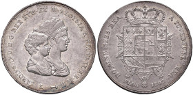 FIRENZE Carlo Ludovico di Borbone e reggenza di Maria Liusa (1803-1807) Dena da 10 Lire 1807 - MIR 423 (g 39.31) AG
qSPL